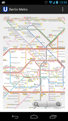 Capture d'écran de l'application Berlin Metro MAP - #2