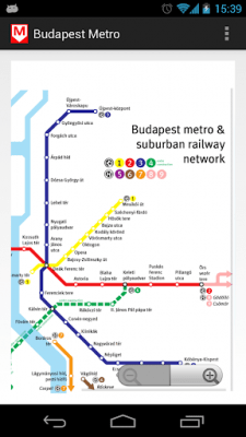 Capture d'écran de l'application Budapest Metro MAP - #2