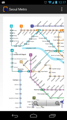 Capture d'écran de l'application Seoul Metro - #2
