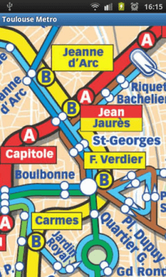 Capture d'écran de l'application Toulouse Metro - #1