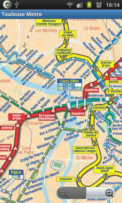 Capture d'écran de l'application Toulouse Metro - #2