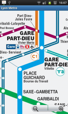 Capture d'écran de l'application Lyon Metro - #1