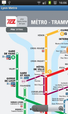 Capture d'écran de l'application Lyon Metro - #2