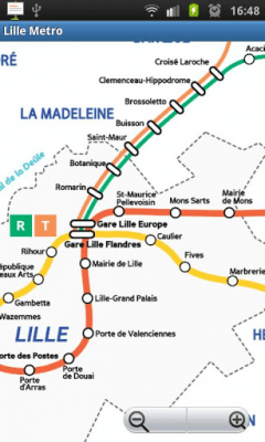 Capture d'écran de l'application Lille Metro - #2