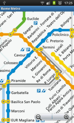 Capture d'écran de l'application Rome Metro - #2