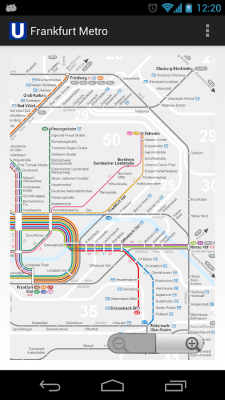 Capture d'écran de l'application Frankfurt Metro MAP - #1