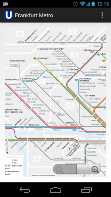 Capture d'écran de l'application Frankfurt Metro MAP - #2
