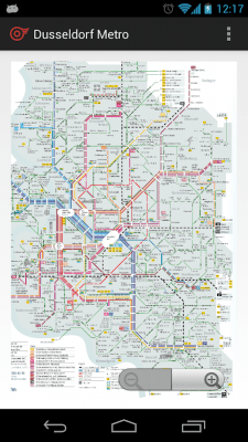 Capture d'écran de l'application Dusseldorf Metro MAP - #1