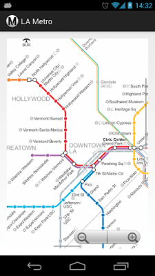 Capture d'écran de l'application Los Angeles Metro/Subway MAP - #1