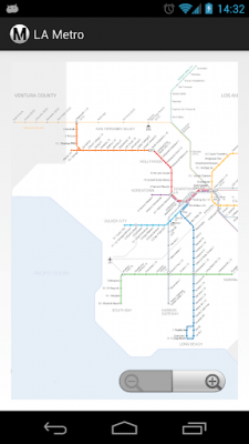 Capture d'écran de l'application Los Angeles Metro/Subway MAP - #2