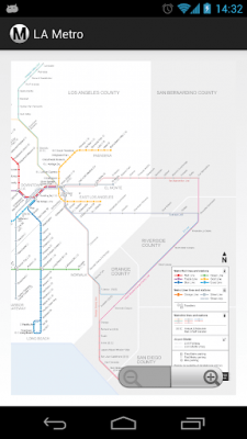 Capture d'écran de l'application Los Angeles Metro/Subway MAP - #3