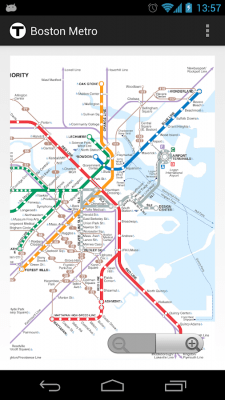 Capture d'écran de l'application Boston Metro - #2