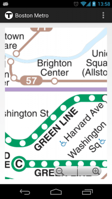 Capture d'écran de l'application Boston Metro - #4