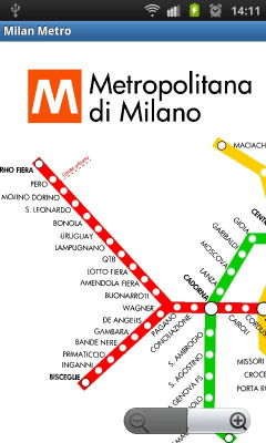 Capture d'écran de l'application Milan Metro - #3