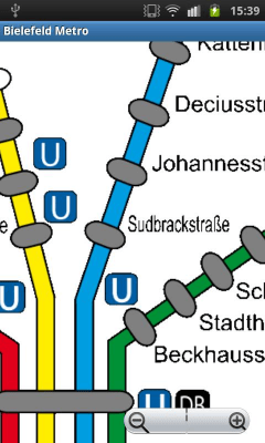 Capture d'écran de l'application Bielefeld Metro MAP - #1