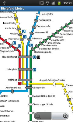 Capture d'écran de l'application Bielefeld Metro MAP - #2