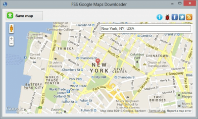 Capture d'écran de l'application FSS Google Maps Downloader - #1