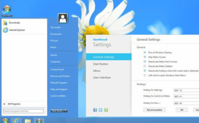 Capture d'écran de l'application FSS Start Menu 8 - #1