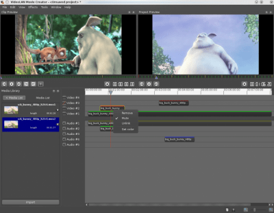 Capture d'écran de l'application VideoLAN Movie Creator - #2