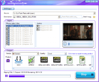 Capture d'écran de l'application Ideal DVD Ripper - #1