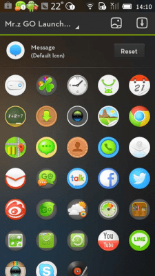 Capture d'écran de l'application Mr.z GO Launcher Theme - #4
