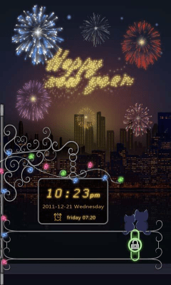 Capture d'écran de l'application GO Locker Happy New Year Theme - #3