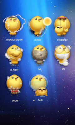 Capture d'écran de l'application Cute Chicken Reward Theme - #2