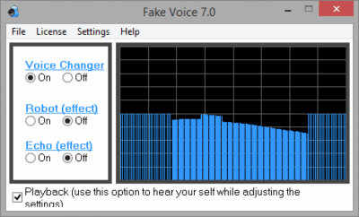 Capture d'écran de l'application Fake Voice - #2