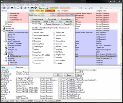 Capture d'écran de l'application Process Explorer - #2