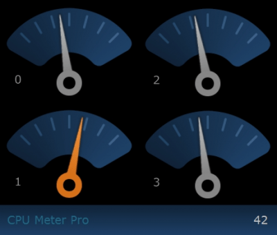 Capture d'écran de l'application CPU Meter Pro - #1