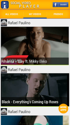 Capture d'écran de l'application FB Video Player - #4