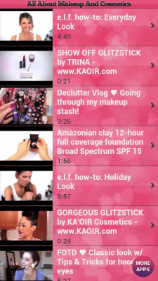 Capture d'écran de l'application Maquillage et cosmétiques - #4