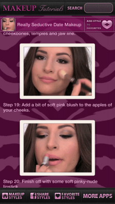 Capture d'écran de l'application Tutoriels de beauté et de maquillage - #3