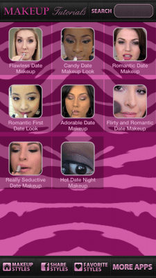 Capture d'écran de l'application Tutoriels de beauté et de maquillage - #4