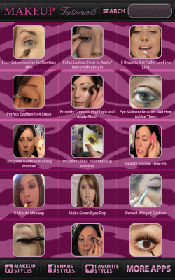 Capture d'écran de l'application Tutoriels de beauté et de maquillage - #8