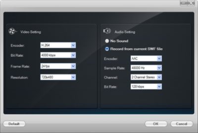 Capture d'écran de l'application SWF Video Converter - #2