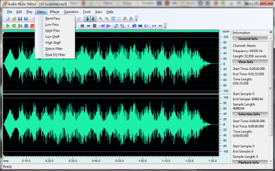 Capture d'écran de l'application Audio Music Editor - #2