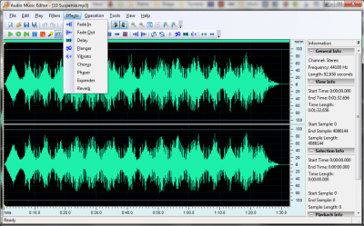 Capture d'écran de l'application Audio Music Editor - #3