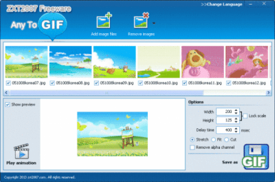 Capture d'écran de l'application Any To GIF - #1