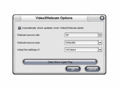 Capture d'écran de l'application Video2Webcam - #2