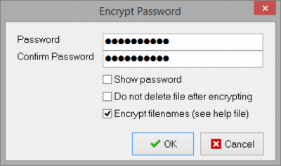 Capture d'écran de l'application EncryptOnClick - #1