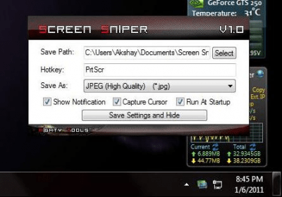 Capture d'écran de l'application Screen Sniper - #2