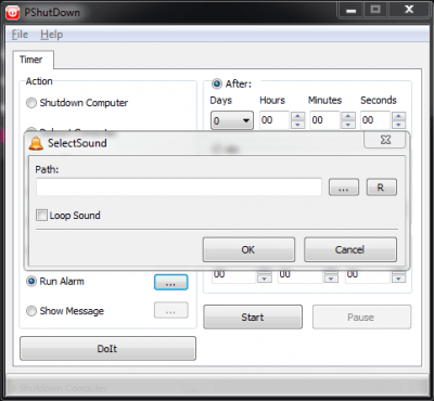 Capture d'écran de l'application PShutDown - #3