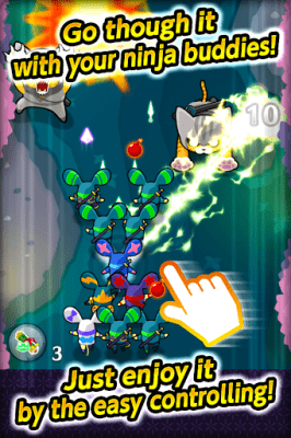 Capture d'écran de l'application LINE Ninja Strikers - #1