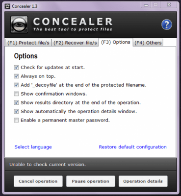 Capture d'écran de l'application Concealer - #2