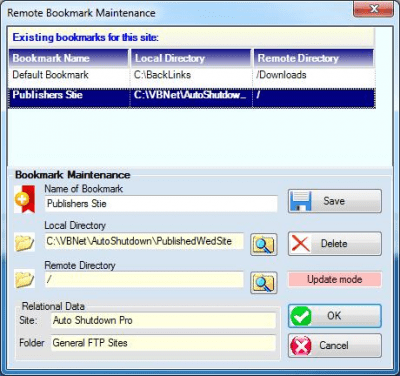 Capture d'écran de l'application AutoFTP - #4