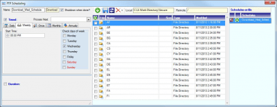 Capture d'écran de l'application AutoFTP - #5