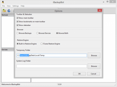 Capture d'écran de l'application iBackupBot - #3