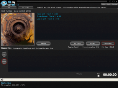 Capture d'écran de l'application Rip My Cdrom - #1
