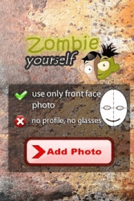 Capture d'écran de l'application Zombie Yourself - #2